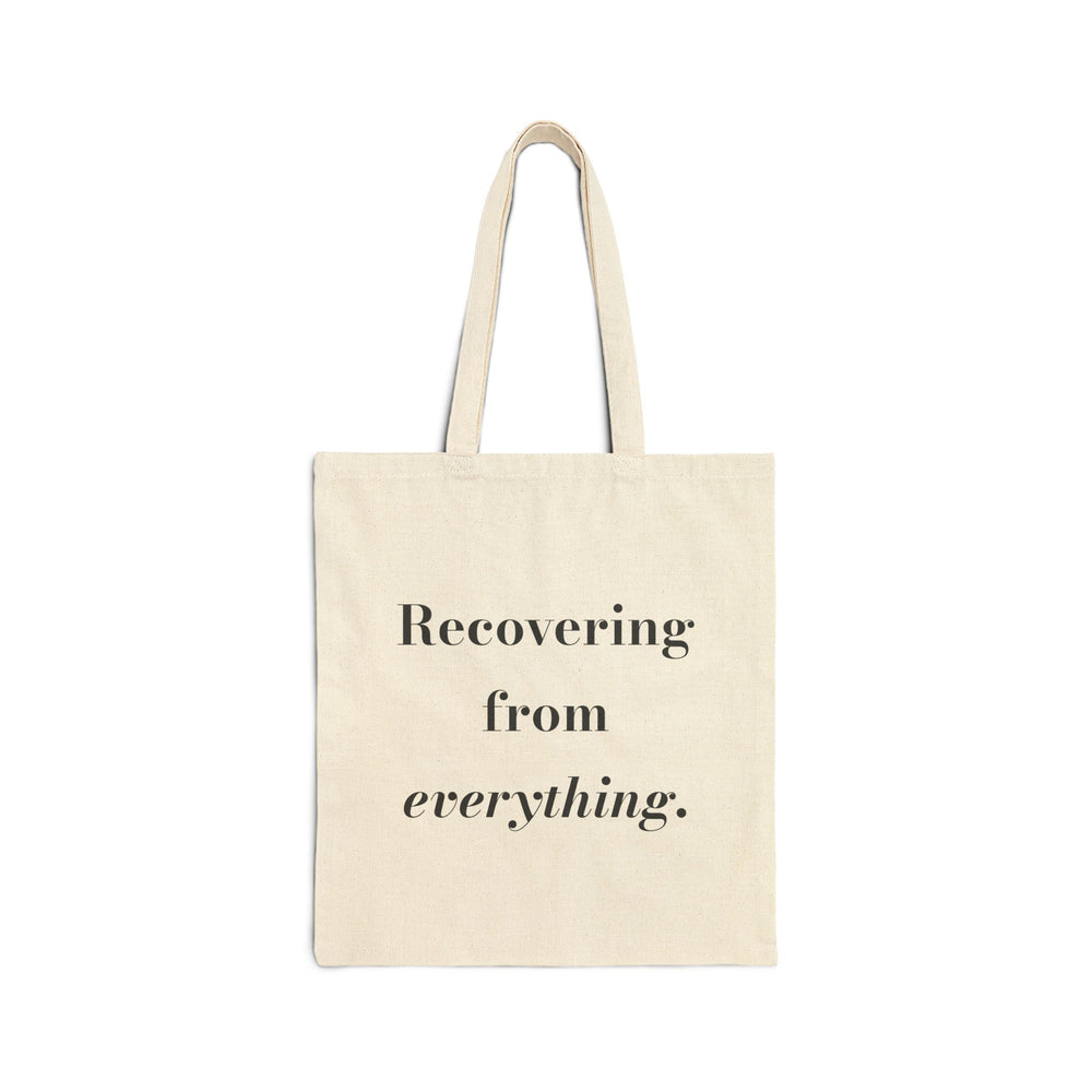 Recovering from everything. — Crumbs Tote
