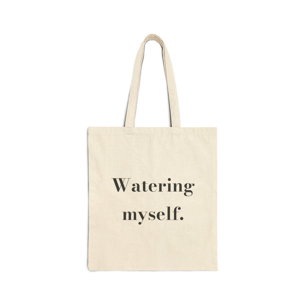 Watering myself. — Crumbs Tote