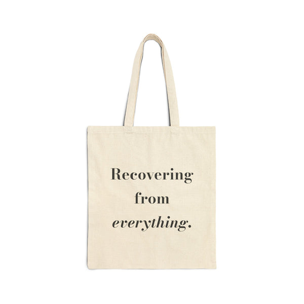 Recovering from everything. — Crumbs Tote